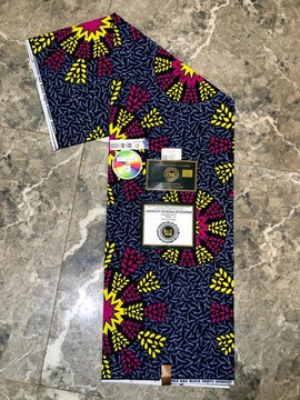 nneka cool Ankara fabric 6yards 💯 cotton