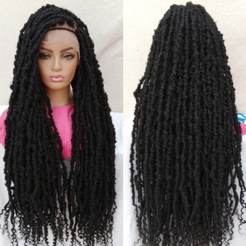 Nappy locs, messy locs,Distressed locs,soft locs, handwrapped,faux locs,free shipping