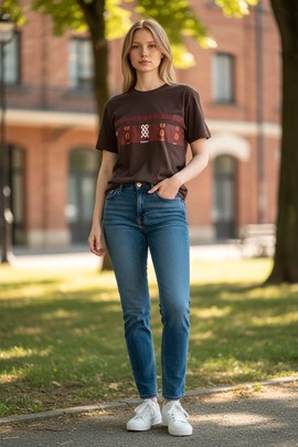 Custom wax fabric t-shirt for men and women