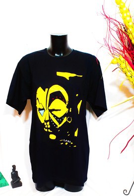 T shirt tribal boy ( black and yellow)