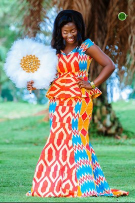 Long dress - Original Kente