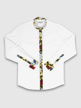 Mao long-sleeved Kinshasa shirt