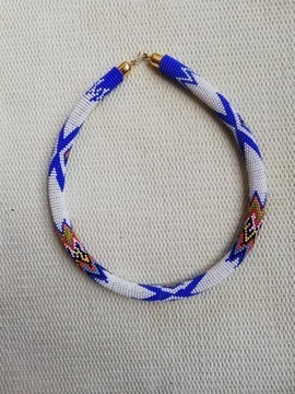 African Beaded necklace, Zulu necklace, Boho Necklace, Moms gift, Elegant Necklace