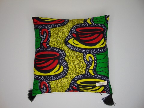 Coussin Wax Fait main