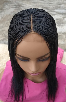 Tiny box braids,closure wig