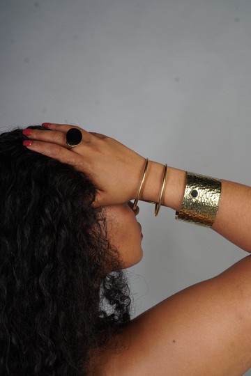 Bronze cuff bracelet “Toronto”