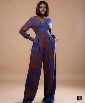 Crimson Adire Jumpsuit