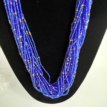 En vente collier violet africain | Collier Maasai | Élégant | Cadeau pour elle | Masai Mara