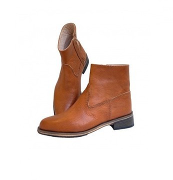 Bottines en cuir véritable Luxe et Durabilité à Emporter