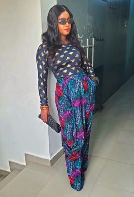 Nanya African Woman Ankara/Wax Unique Wrap Pants For Special Occasions/Beautiful Days