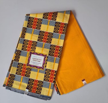 Double sided kente fabric/ African inspired Kitenge fabric