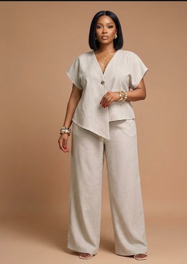 L’ensemble deux pièces tailleur asymétrique Onyx