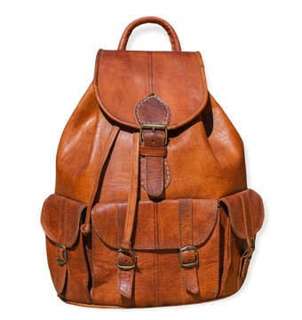 Sac à dos en cuir véritable haute qualité 100% fait main.