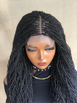 Full lace micro locs, Sisterlocs ,Skinny locs Wig For Black Women
