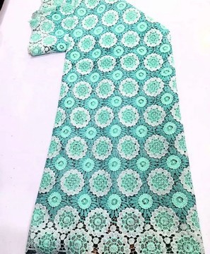 Tissu de dentelle de cordon de luxe pour femmes, tissu de dentelle pour femmes (5 yards)