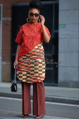 SIMBA RED AND GOLD TOP