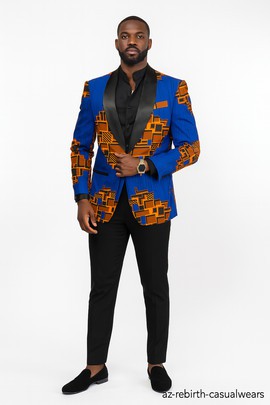 Men's two-Piece suit two-Piece ankara tuxedo