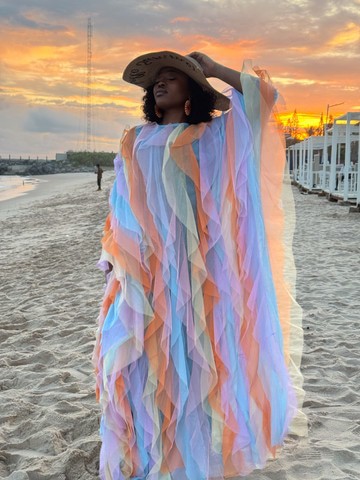Water fall Dress