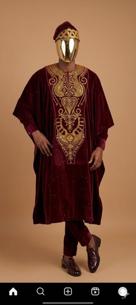 Agbada with Classic Embroidery
