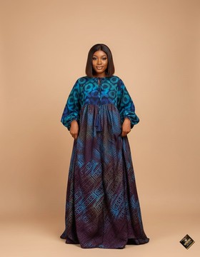 Robe maxi longue jusqu’au sol Olajumoke