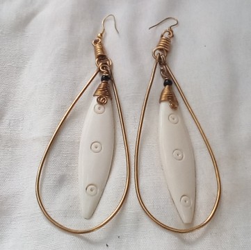 African hoop earrings/ women jewelry/ handmade earrings