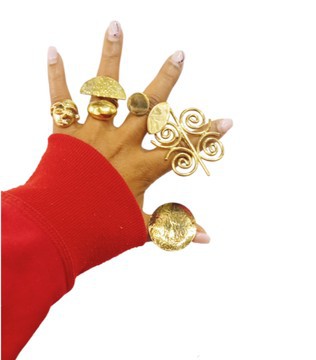 Bagues en gros, bijoux faits main, bagues en laiton, bague réglable, bagues africaines.