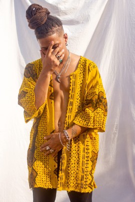 Dem Bright Bogolan Cloak (Pre-Order)