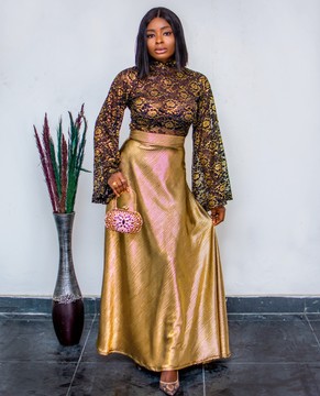 Luxury Woman Exquisite Two-Piece Set For Weddings/Special occasions