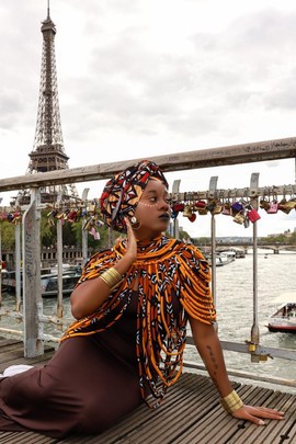 Wax “Wazi” cape necklace