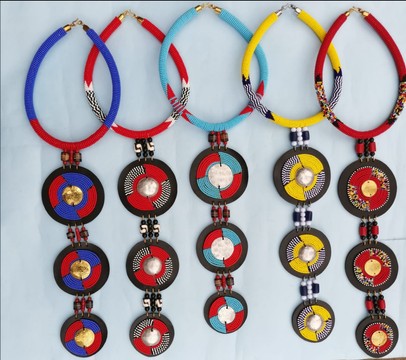 Vente en gros colliers / colliers de perles / collier maasai / chaîne africaine