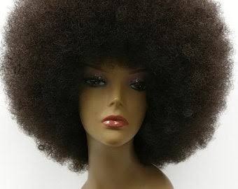 Afro wig, full, light weight, neatly closed , African princess