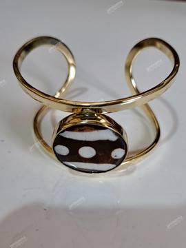Manchette en laiton, manchette en laiton africaine, bracelet de déclaration