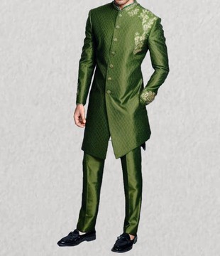 Embroidered men jacket, men's suit jacket men kaftan