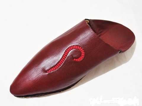 Genuine genuine leather slippers
