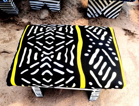 Tabouret en wax