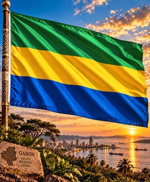 Drapeau Gabon