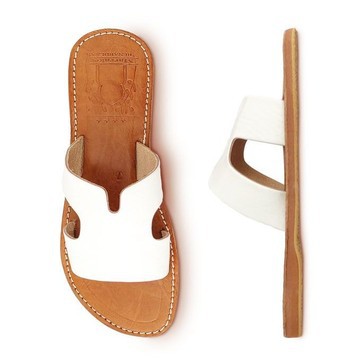 Sandale de plage en vrai cuir pour Femme
