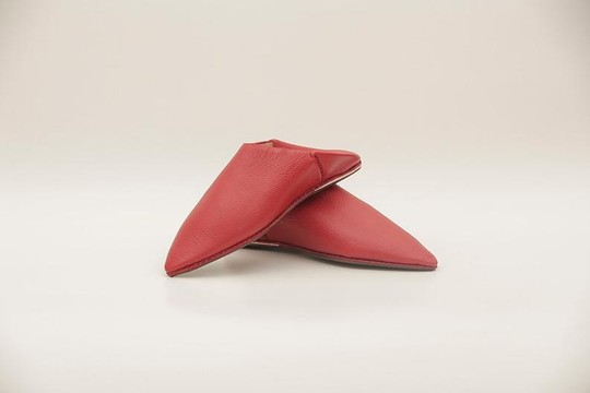 Babouche en cuir original fait main