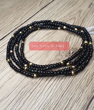Bine-Bine / waistbeads / Baya black