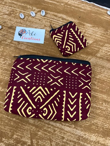 Trousse de maquillage et son porte-monnaie