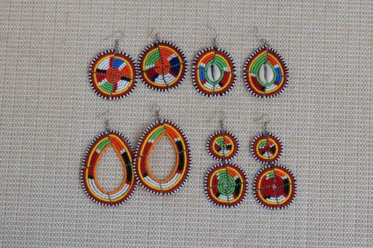 Wholesale earrings, Maasai earrings, African Beaded earrings, Tribal earrings, Boho earrings