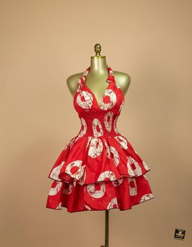 Robe mini dos nu