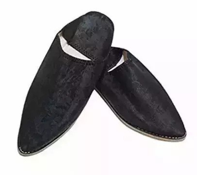 Genuine leather slippers
