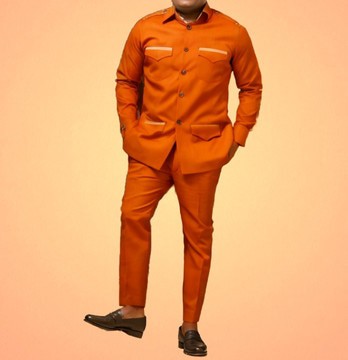 Men african suit kaftan African outfit, two piece men's suit jacket