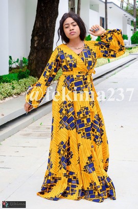 Robe Portefeuille Longue Igbo