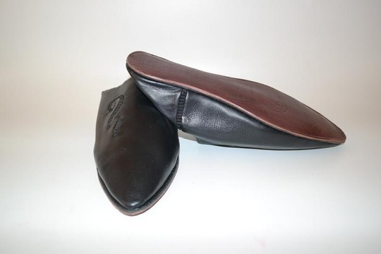 Babouche en cuir original fait main