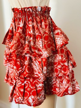 KWENI short skirt in 100% cotton