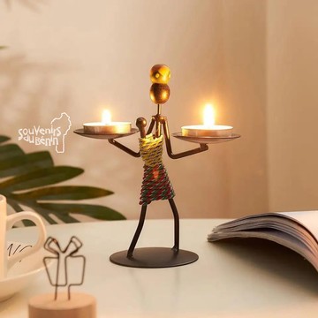 African Mother's Candle Holders