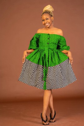 Robe mi-longue Sonia