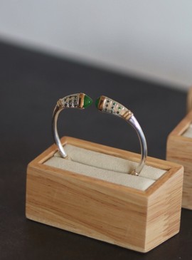 Jade Triangle Bracelet